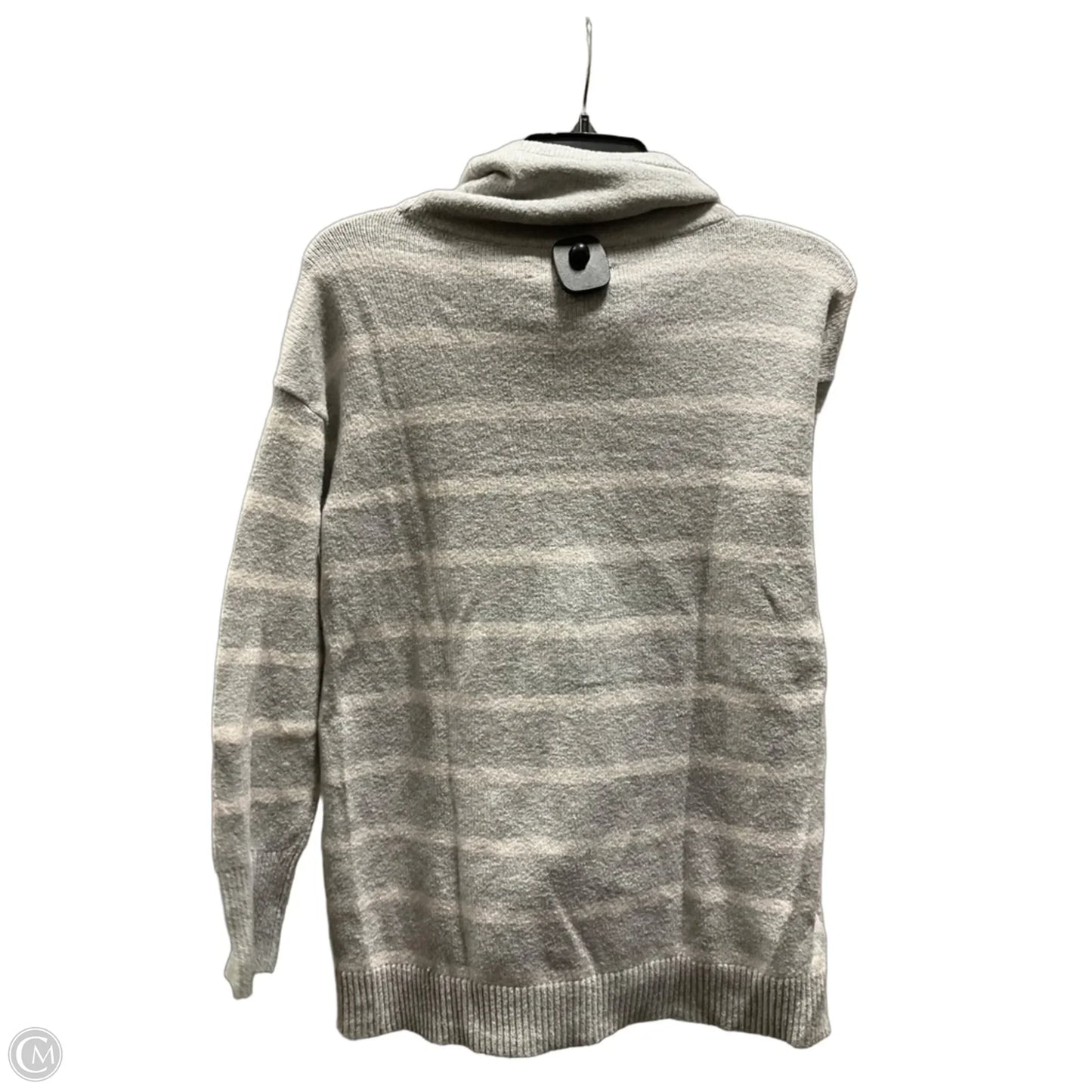 Sweater By Loft In Grey & White, Size: S