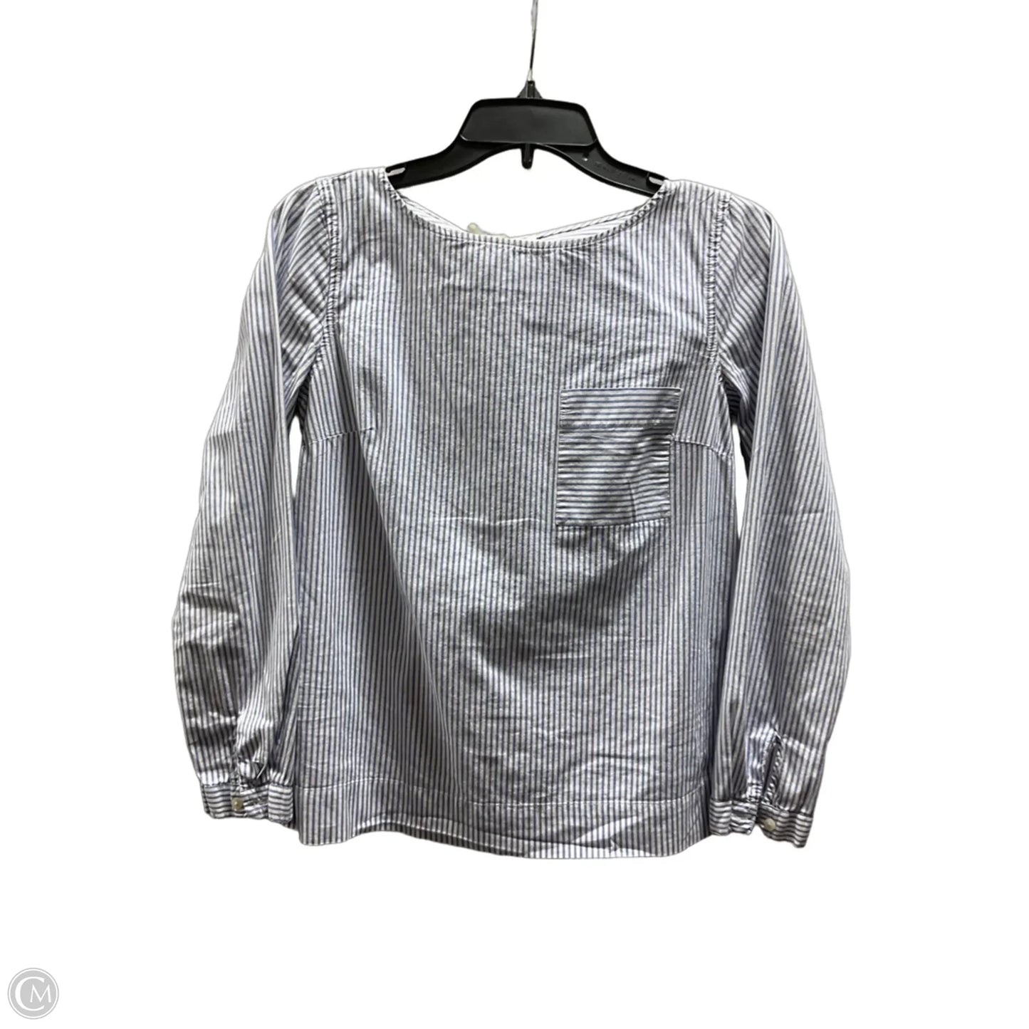 Top Long Sleeve By J. Crew In Striped Pattern, Size: Xs