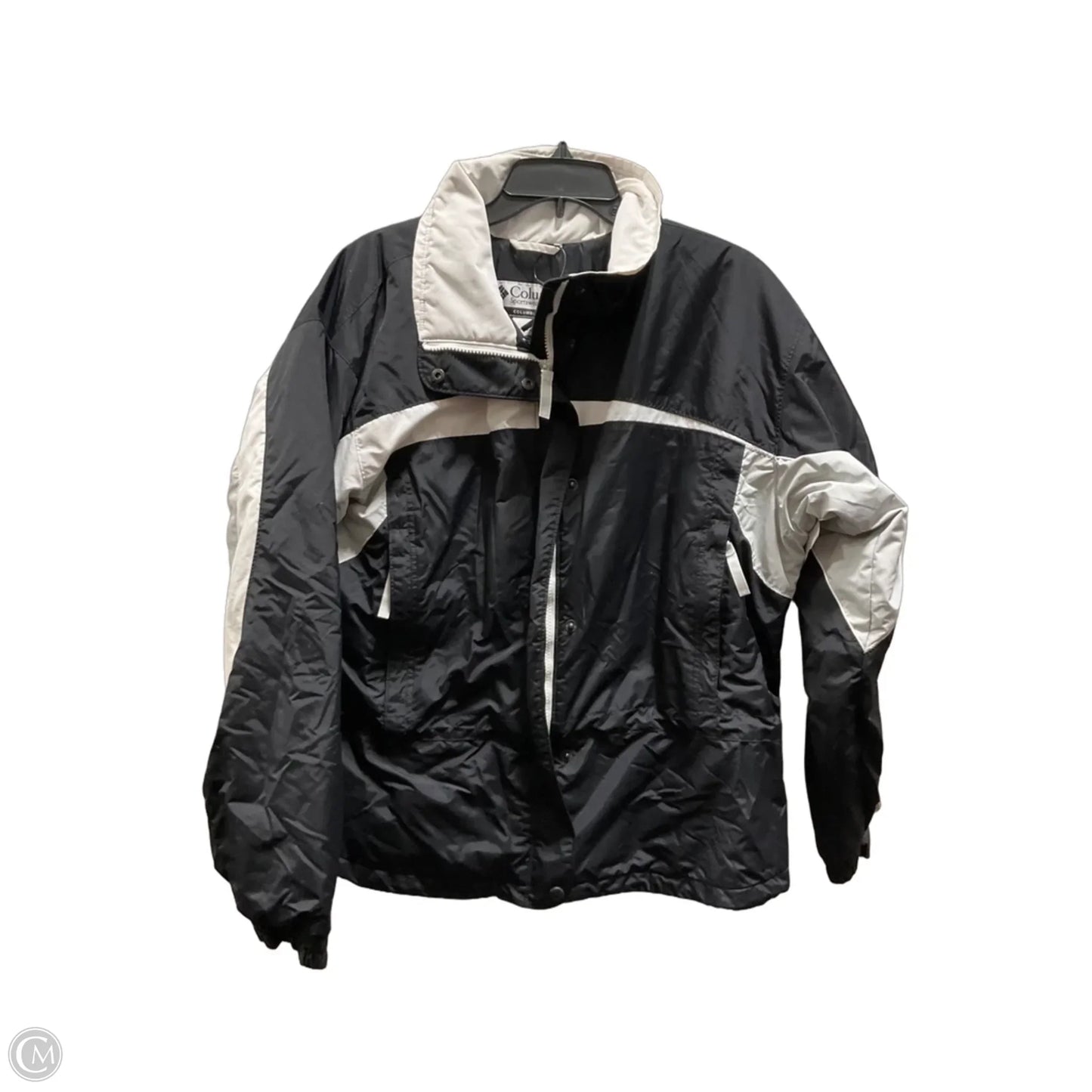 Jacket Puffer & Quilted By Columbia In Black & White, Size: Xl