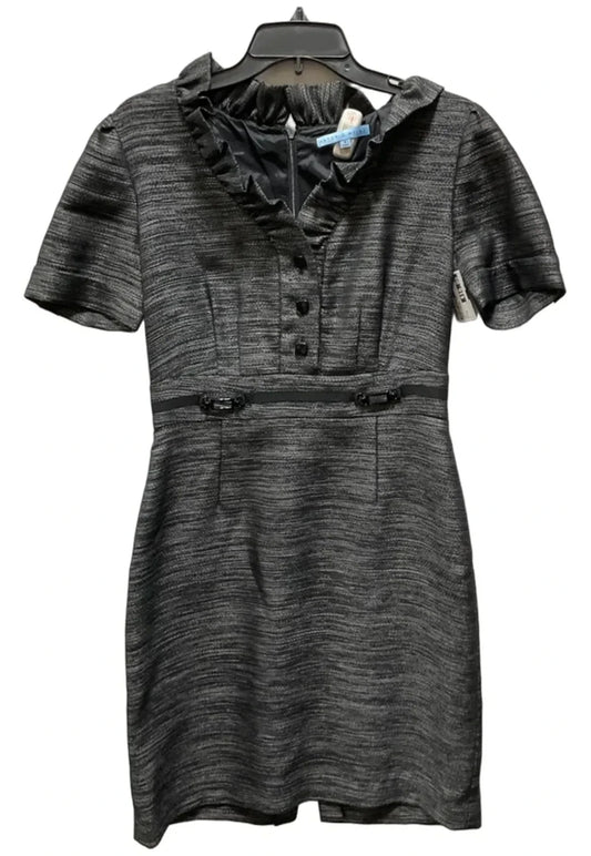 Dress Casual Midi By Antonio Melani In Black & White, Size: 6