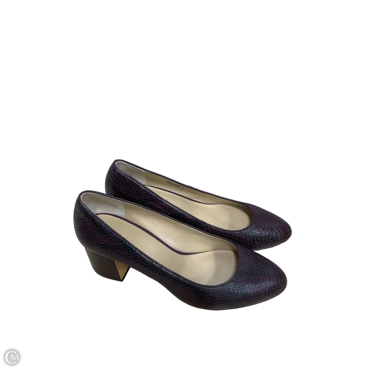 Shoes Heels Block By Talbots In Red, Size: 10