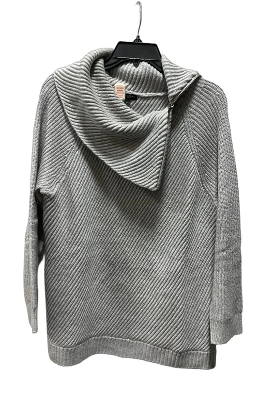 Sweater By Talbots In Grey, Size: L