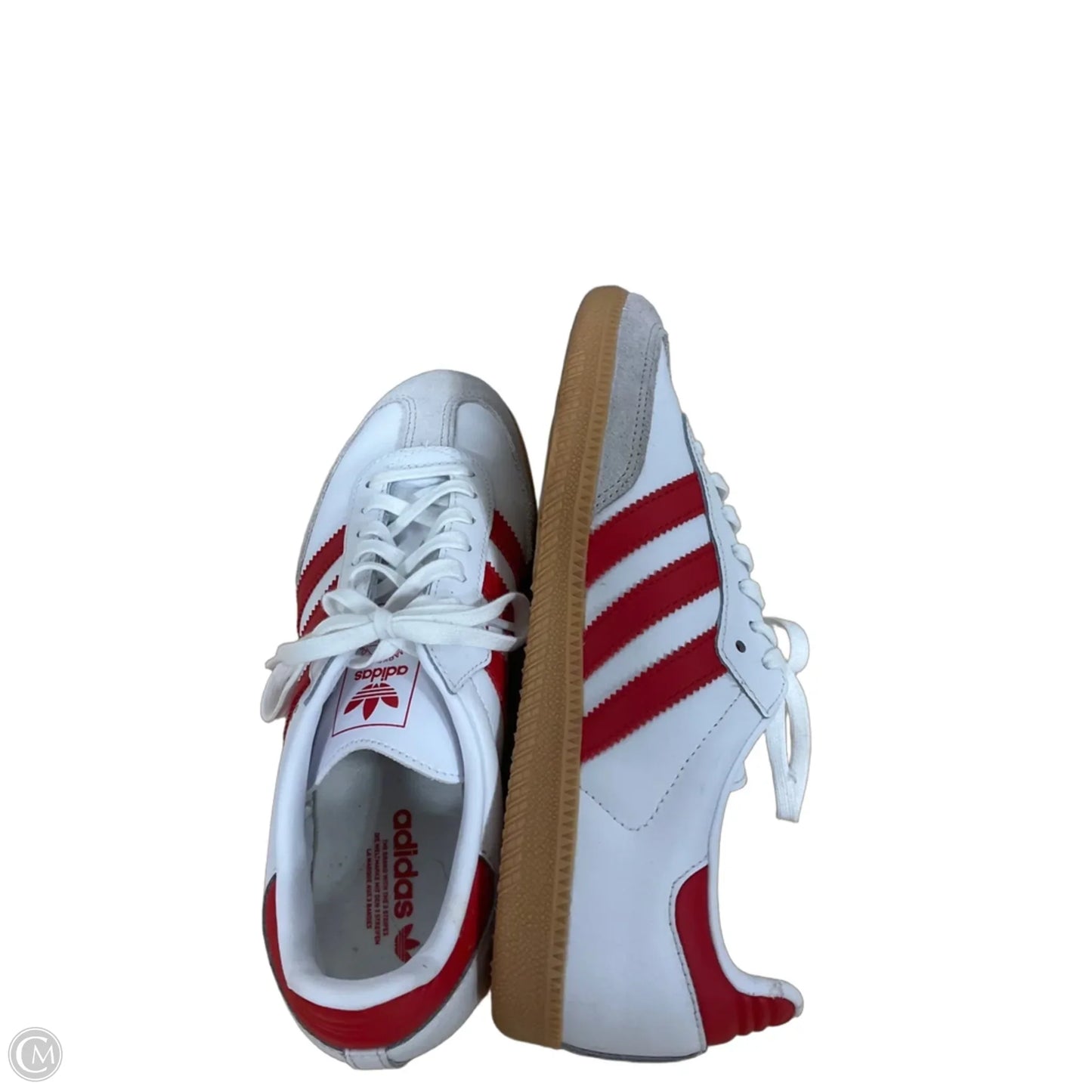 Shoes Athletic By Adidas In Red & White, Size: 7