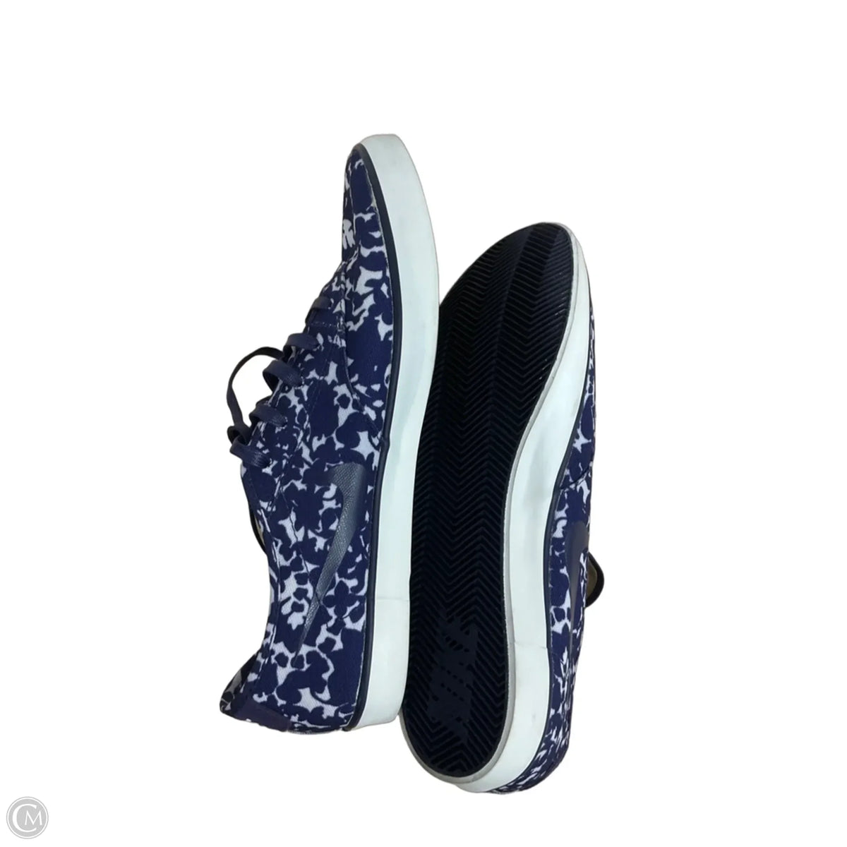 Shoes Athletic By Nike In Blue & White, Size: 9