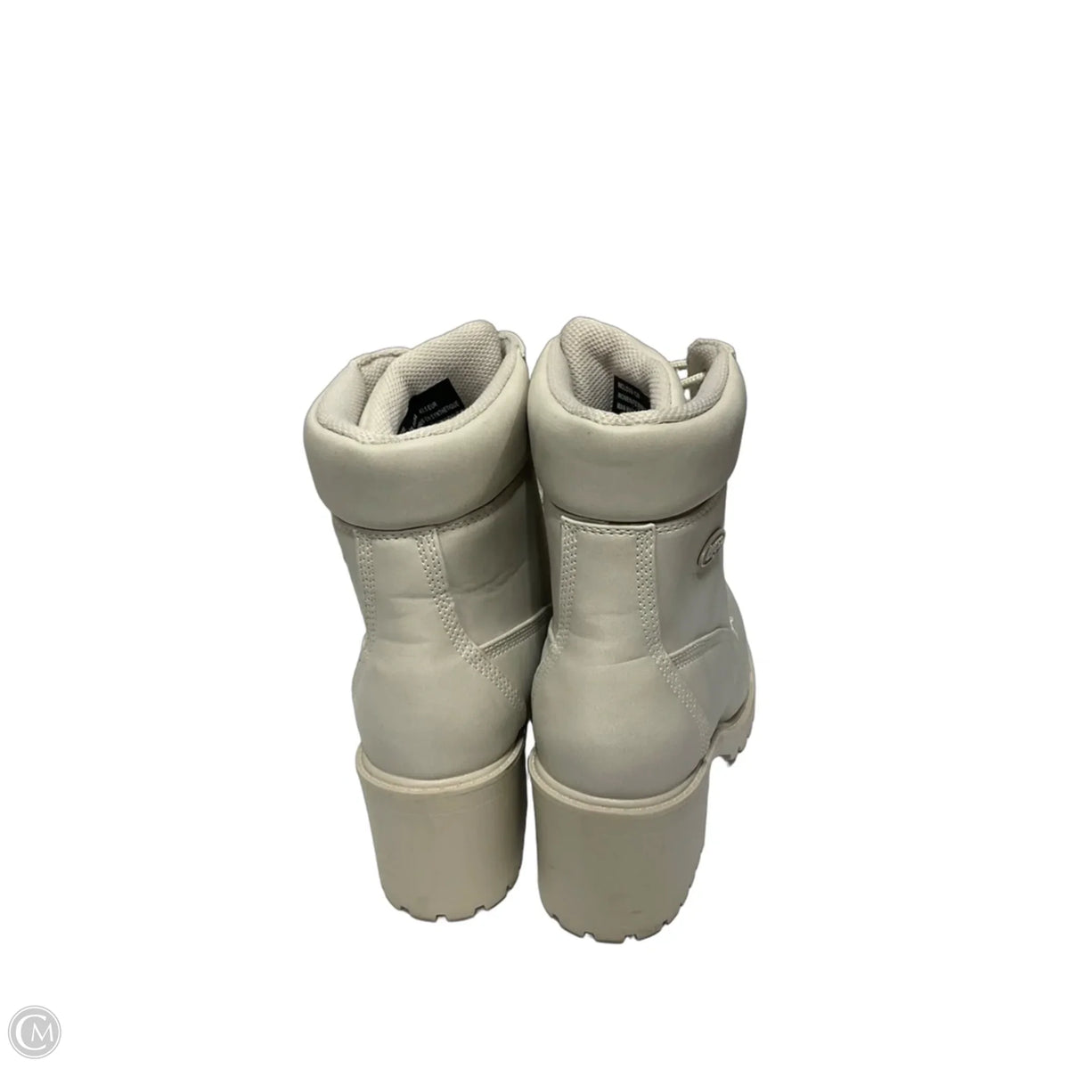 Boots Ankle Heels By Cmf In Cream, Size: 9