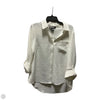 Blouse Long Sleeve By Dkny In White, Size: S