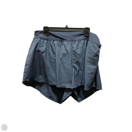 Athletic Shorts By Nike In Blue, Size: 3x