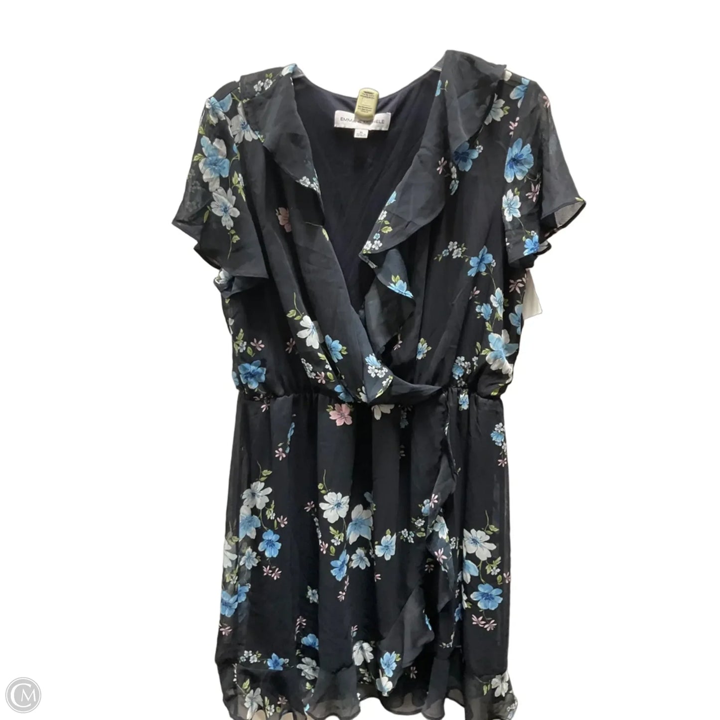 Dress Casual Midi By Emma And Michele In Floral Print, Size: Xl