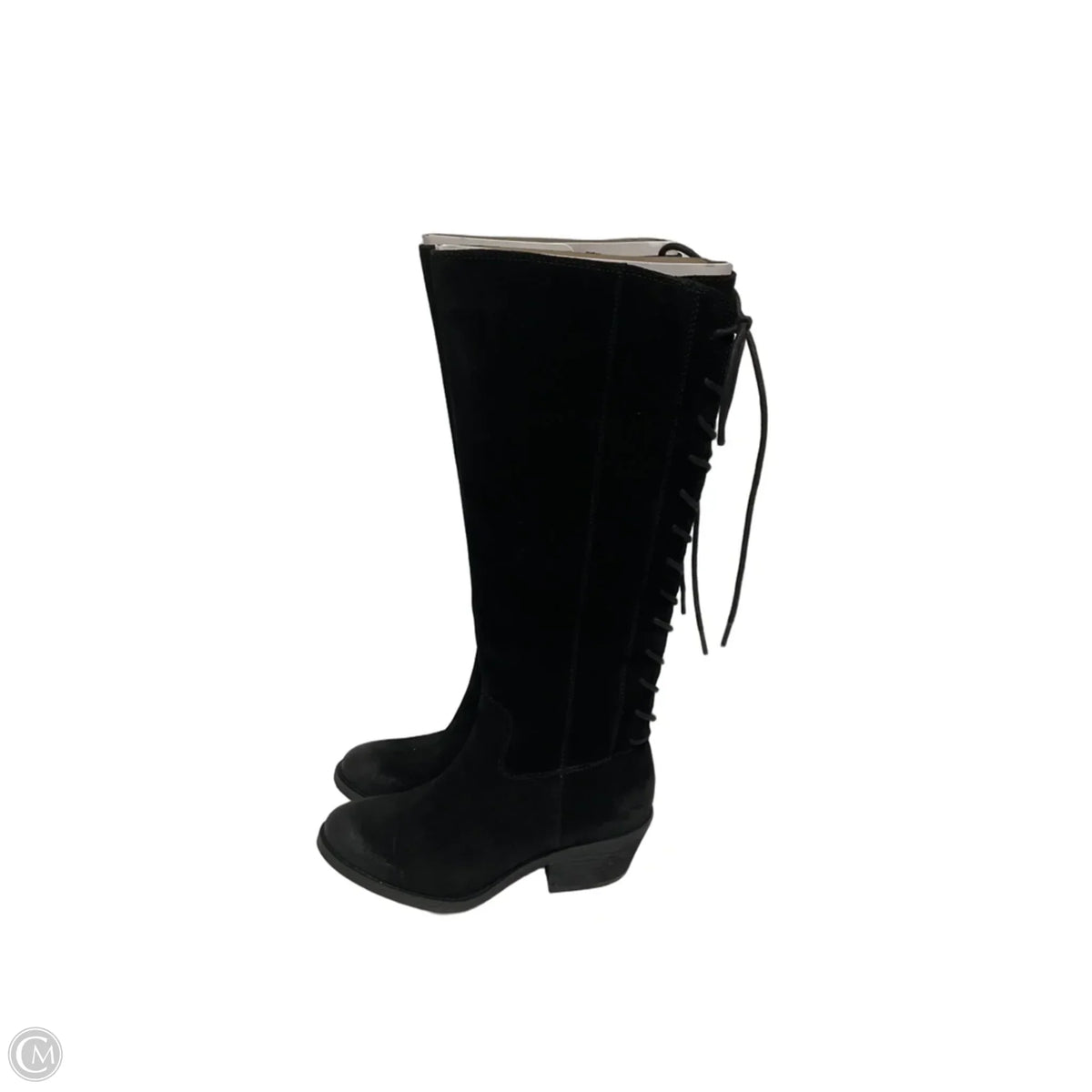 Boots Ankle Heels By Sofft In Black, Size: 6.5