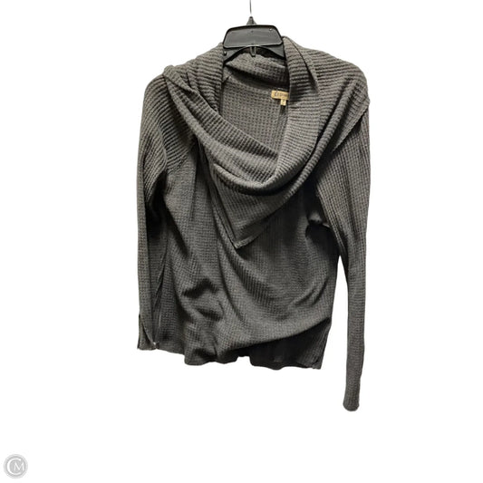 Top Long Sleeve By Democracy In Grey, Size: M