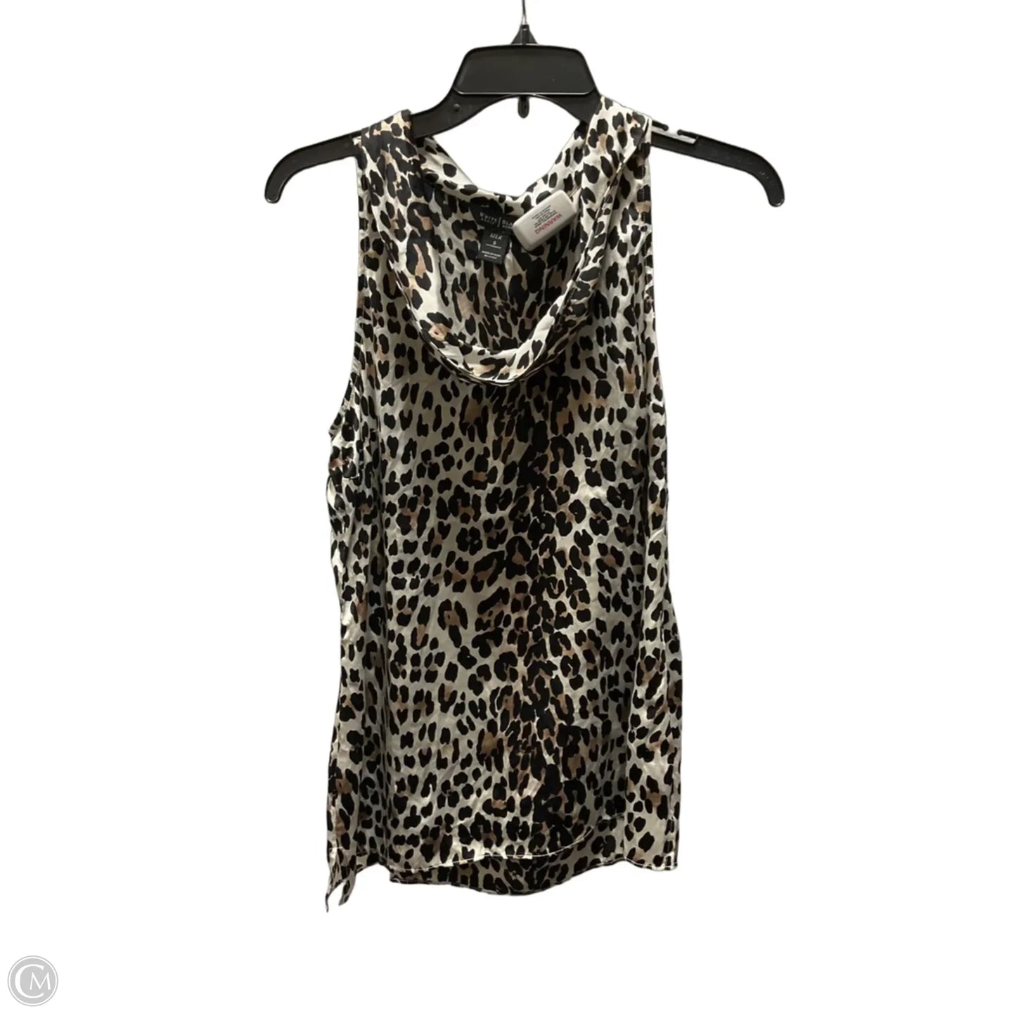 Top Sleeveless By White House Black Market In Leopard Print, Size: S