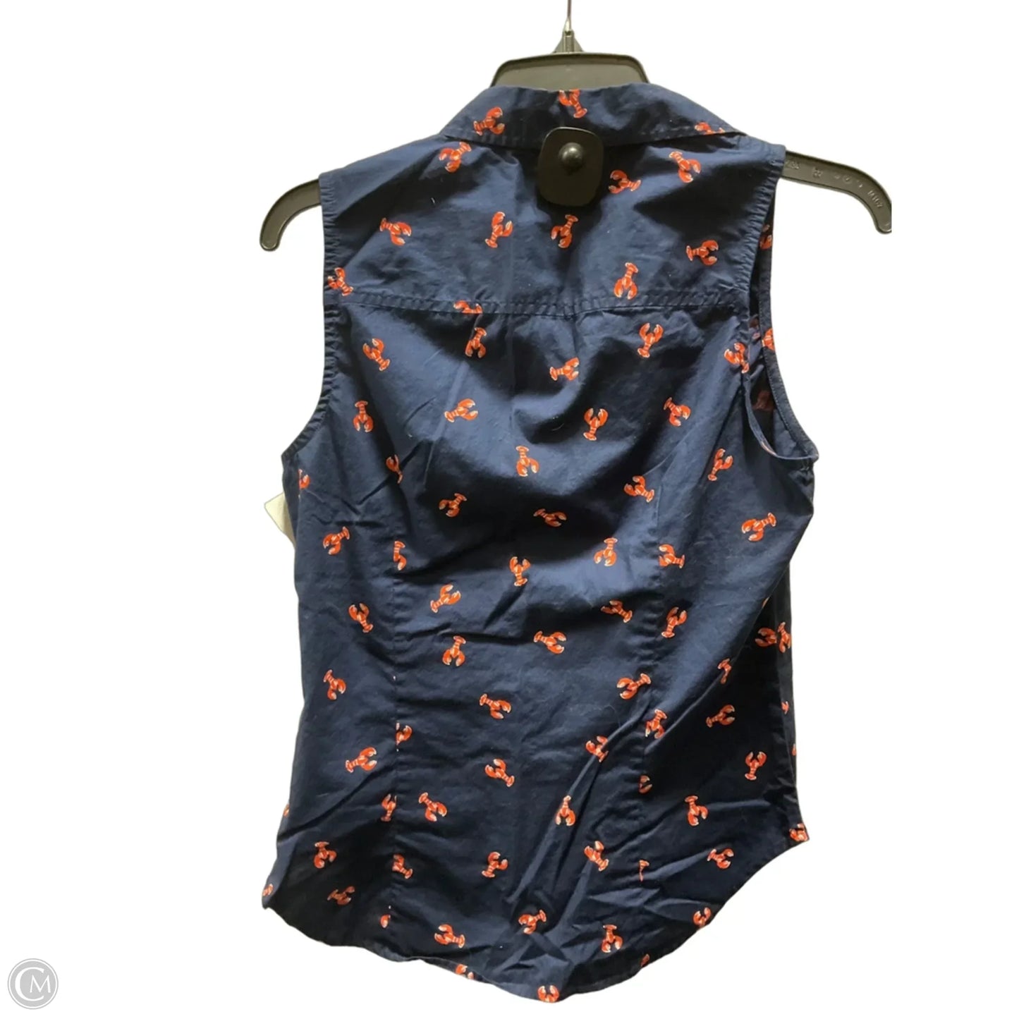 Blouse Sleeveless By J. Crew In Blue, Size: S