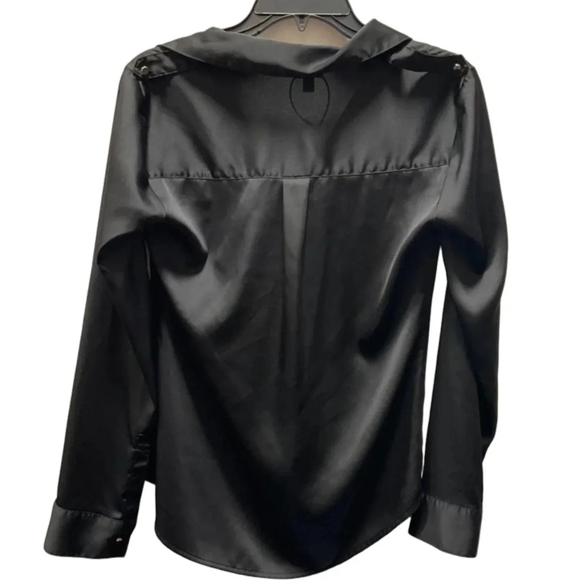 Blouse Long Sleeve By Express In Black, Size: S