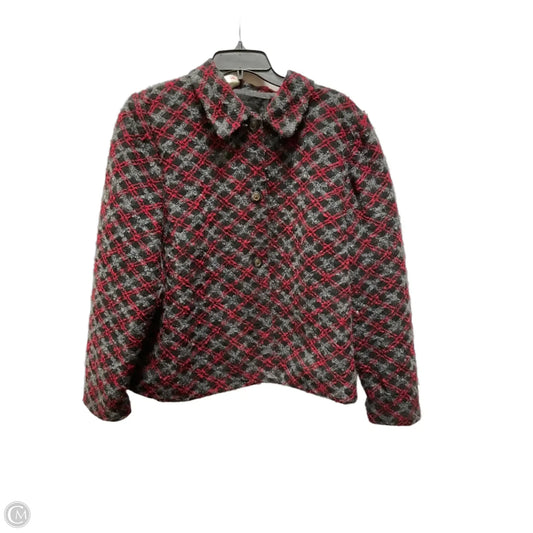Blazer By Requirements In Black & Red, Size: 18