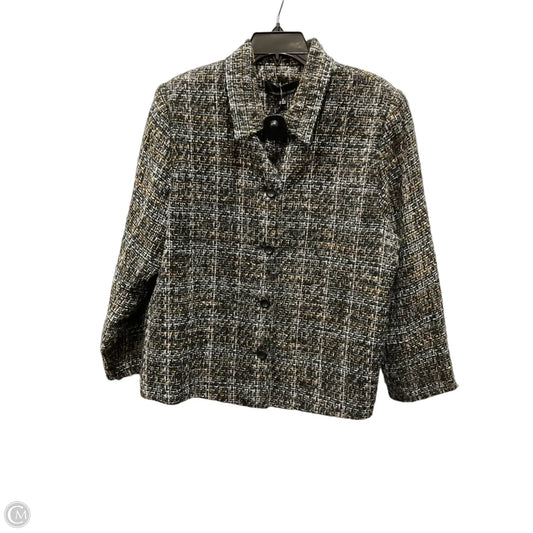 Blazer By Briggs In Black & Brown, Size: 1x