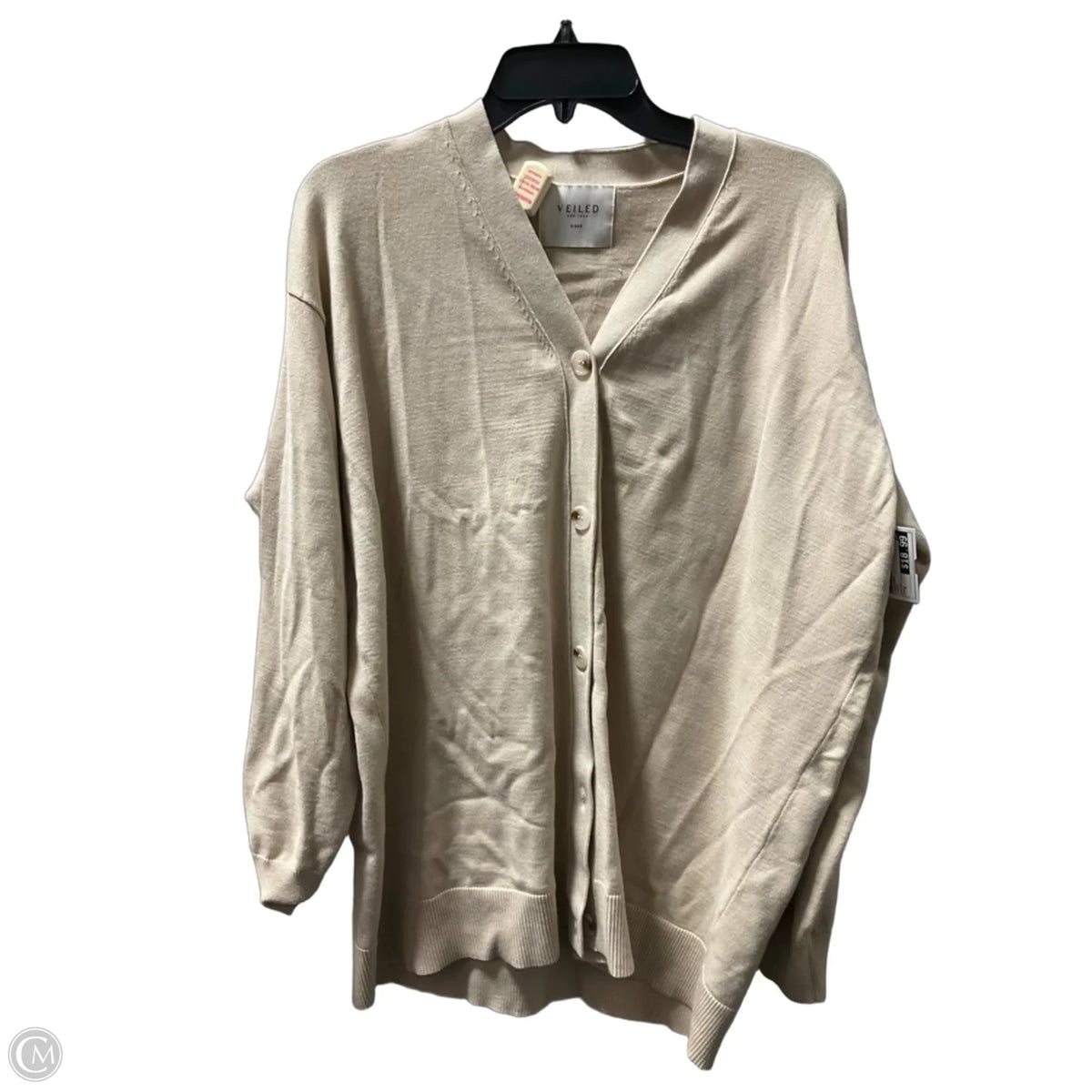 Cardigan By Cmb In Cream, Size: S