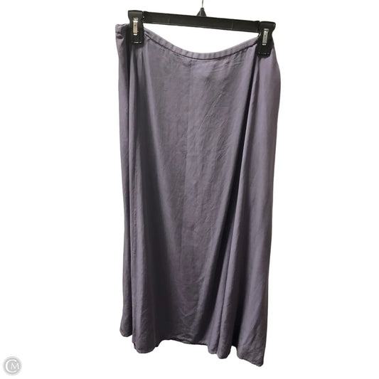 Skirt Maxi By Eileen Fisher In Purple, Size: Xl
