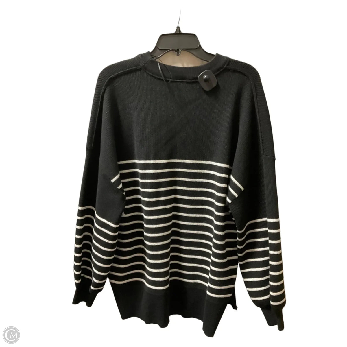 Sweater By Grace + Karma In Black & White, Size: M