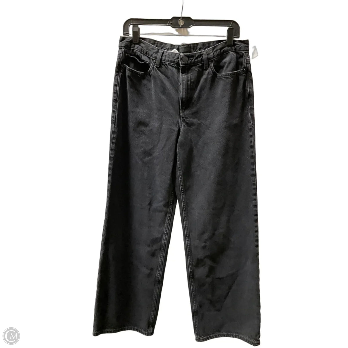 Jeans Boot Cut By Uniqlo In Black, Size: 4