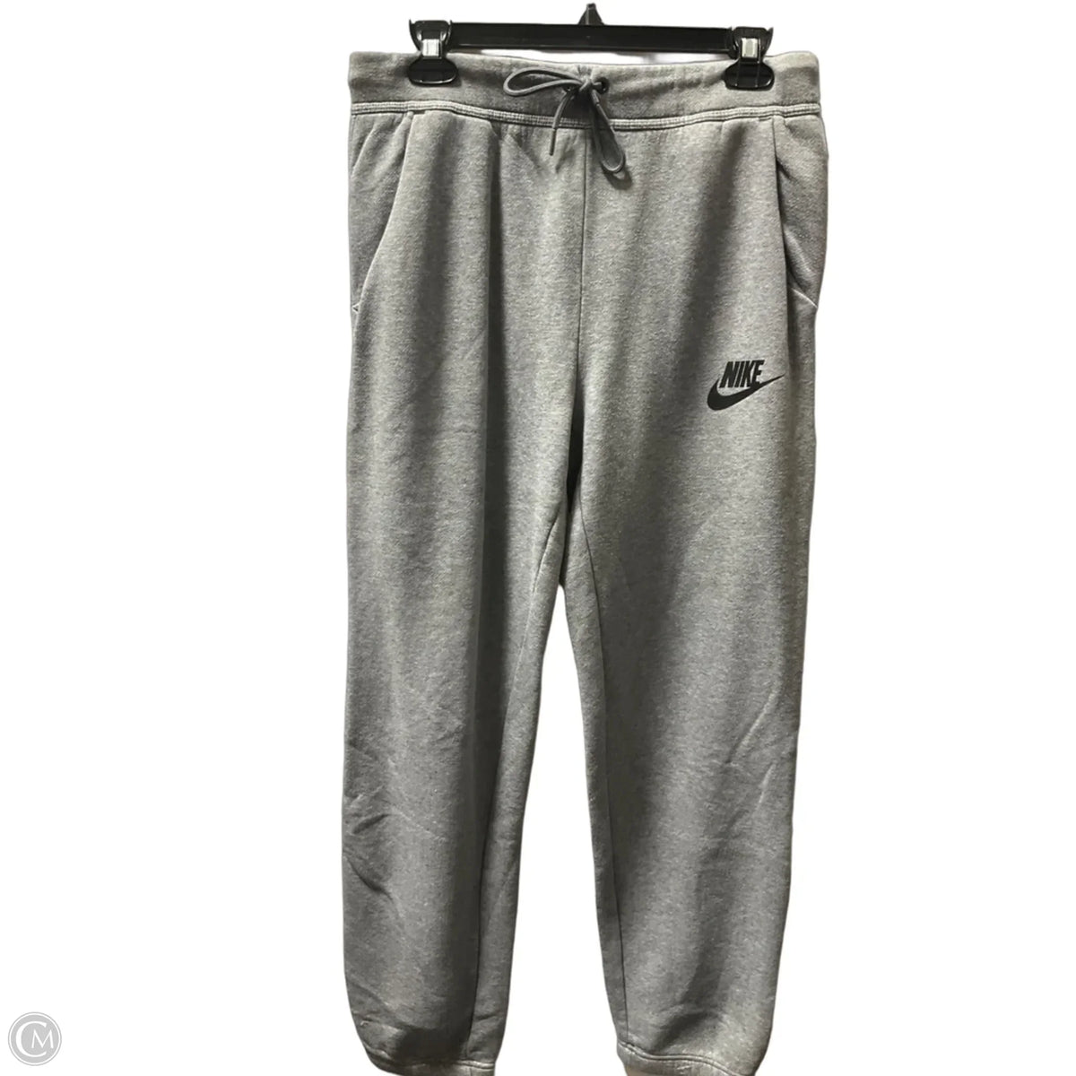 Athletic Pants By Nike In Grey, Size: L