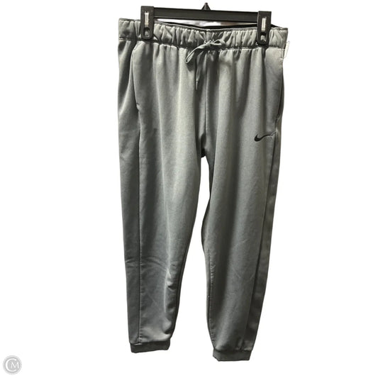 Athletic Pants By Nike In Grey, Size: L