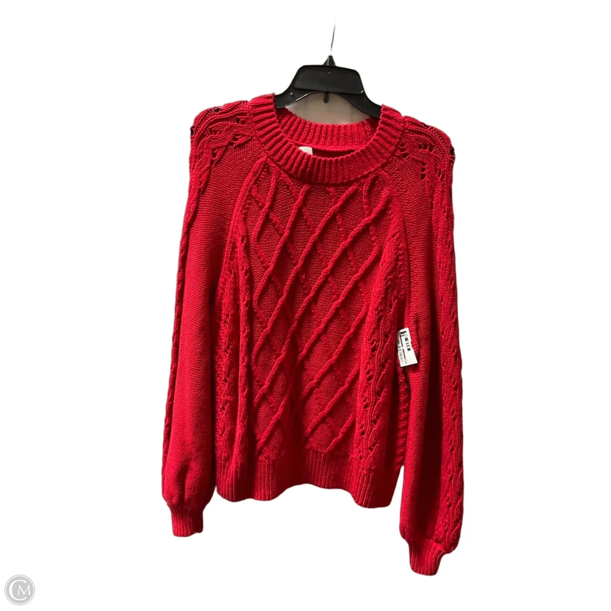 Sweater By Loft In Red, Size: L