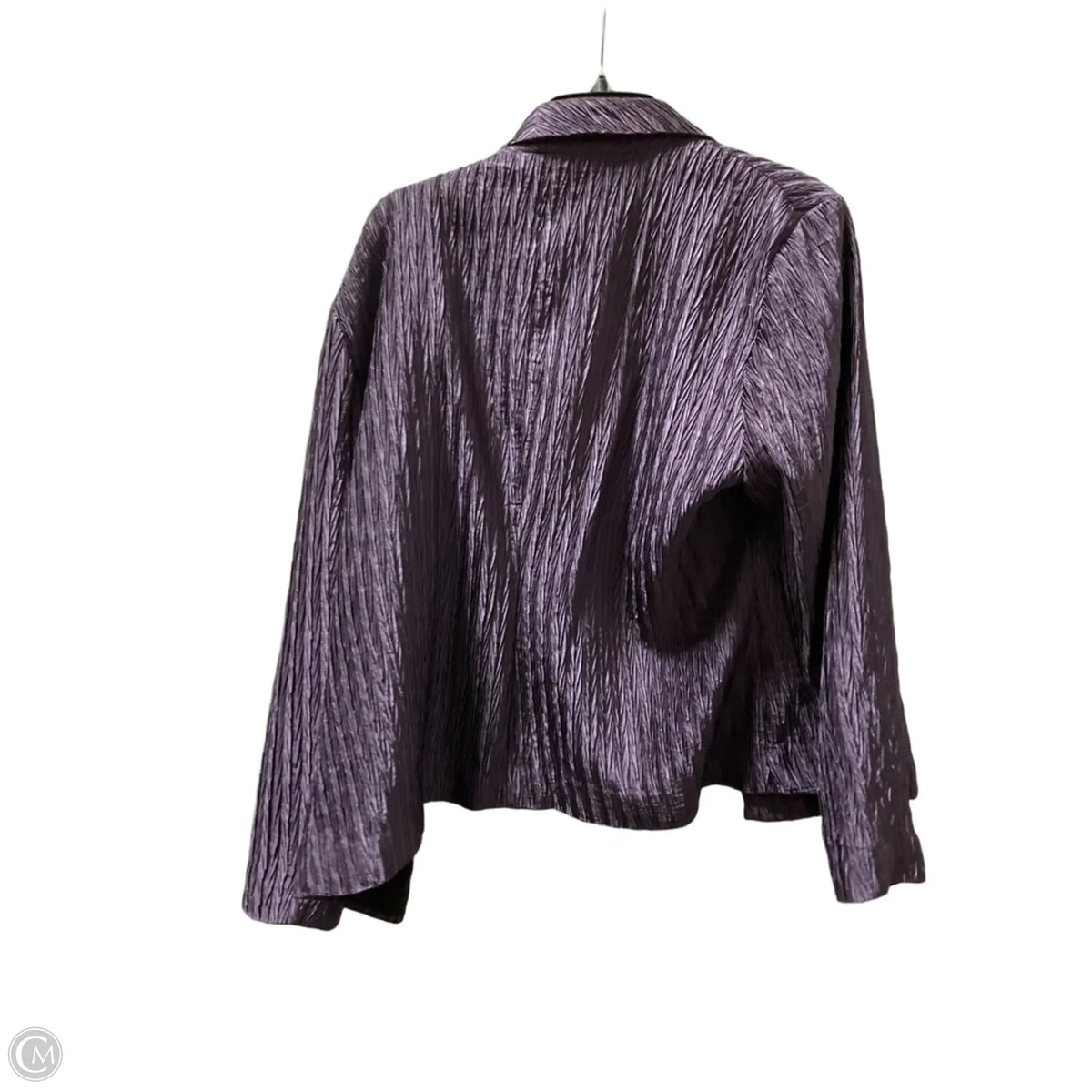 Blazer By Chicos In Purple, Size: Xl