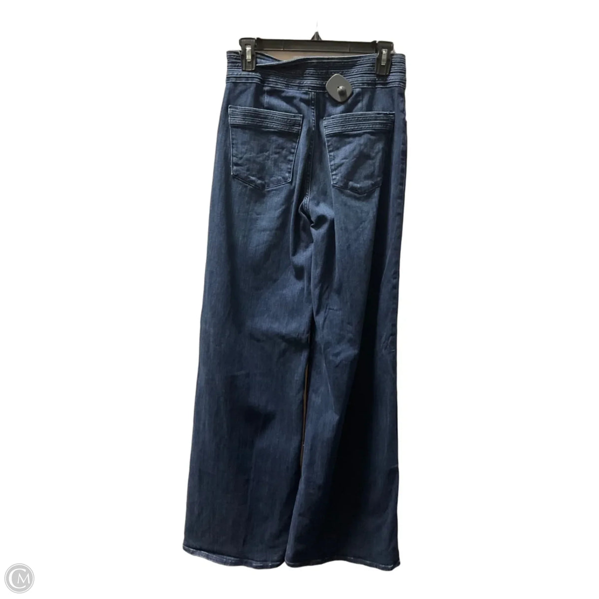 Jeans Wide Leg By Frame In Blue, Size: 4