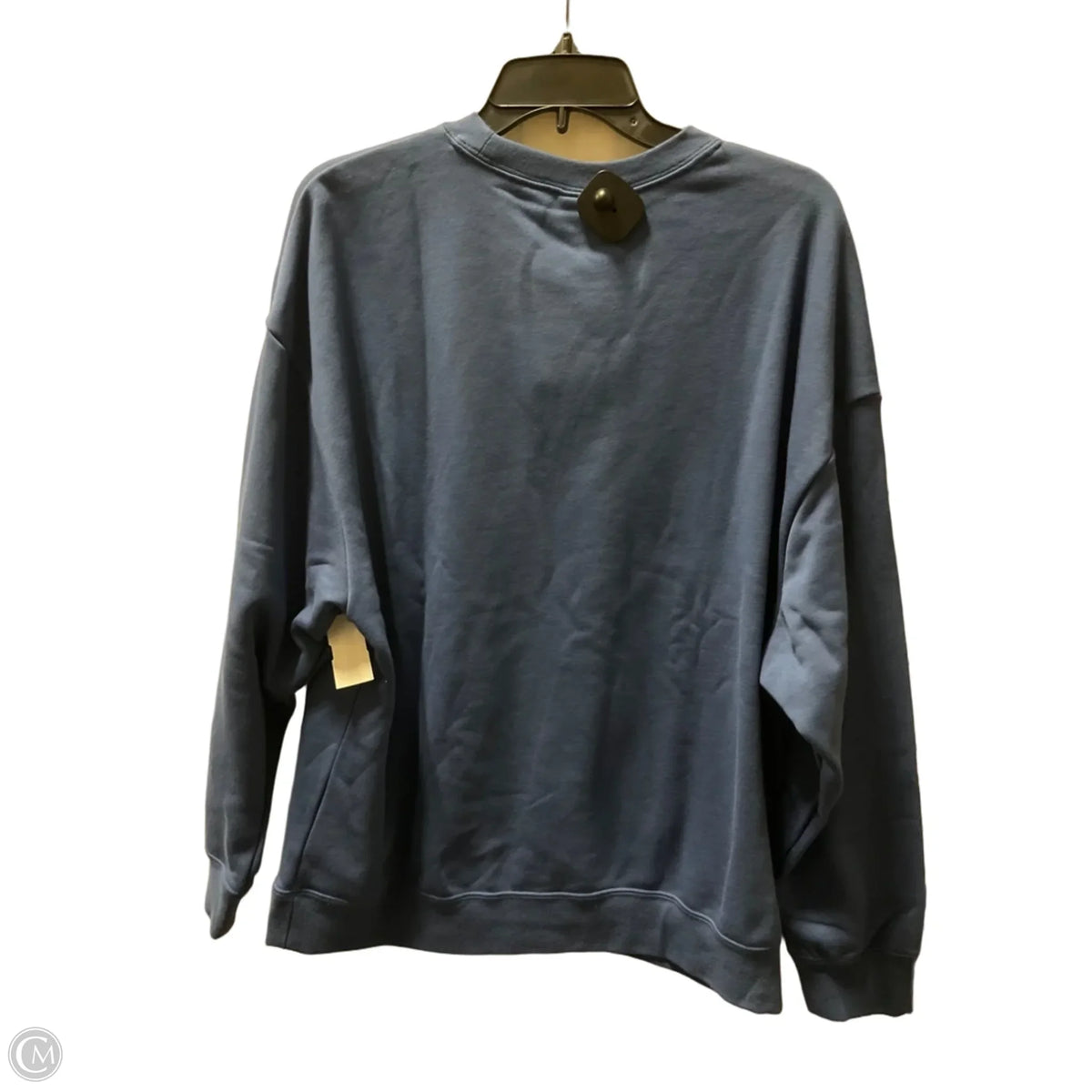 Athletic Sweatshirt Collar By Nike In Blue, Size: M