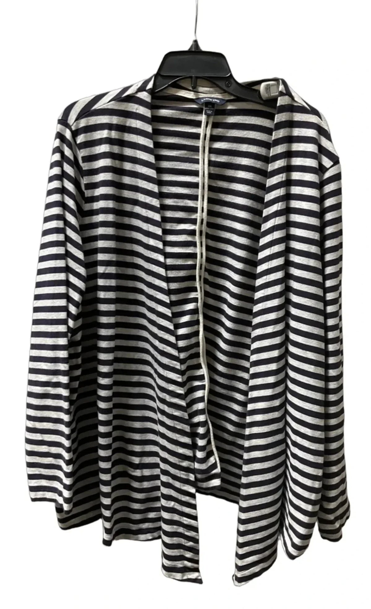 Cardigan By Lands End In Blue & Grey, Size: 3x