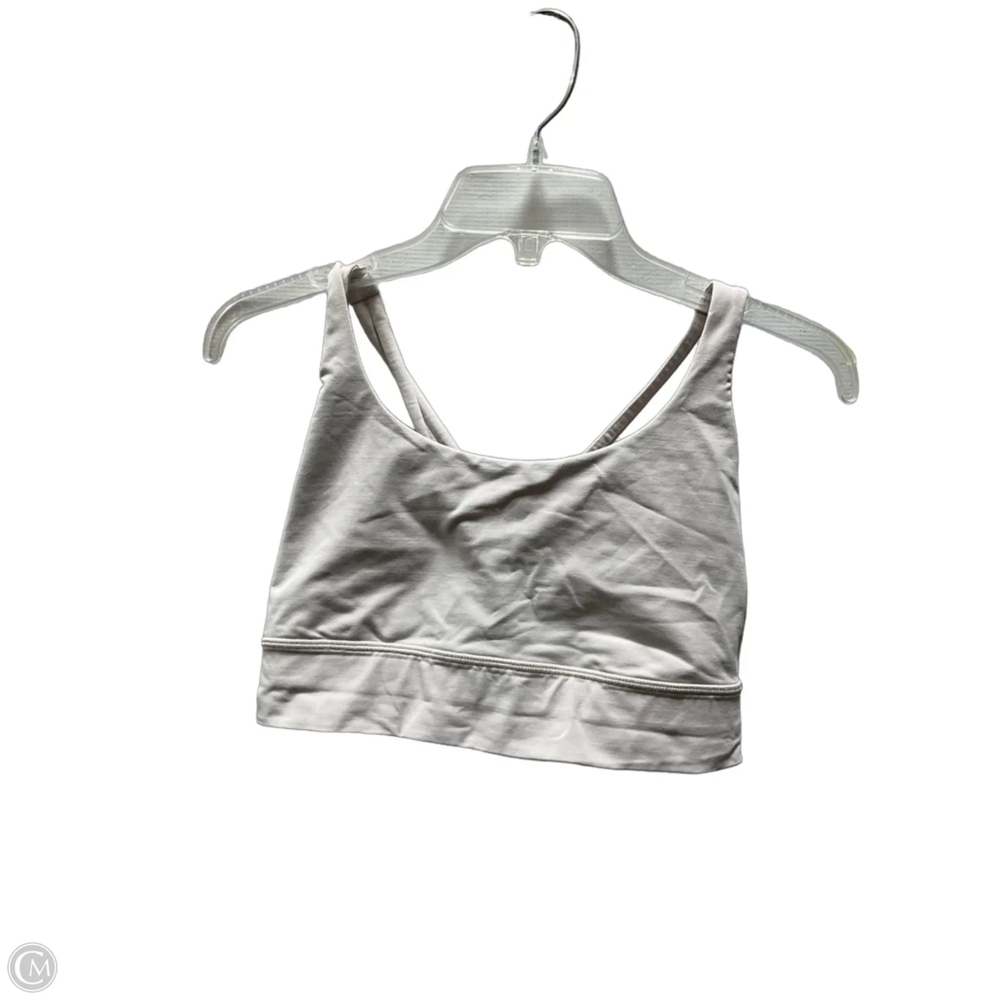 Athletic Bra By Lululemon In Cream, Size: 10