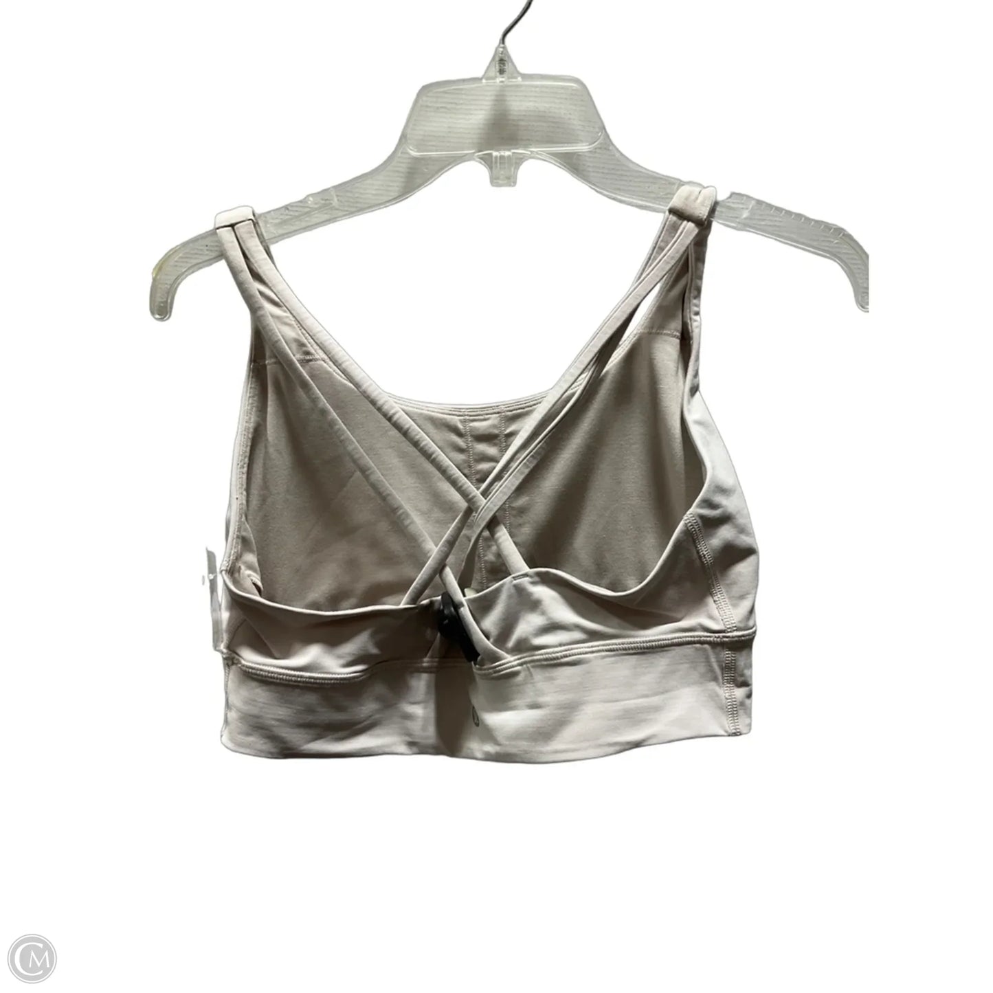 Athletic Bra By Lululemon In Cream, Size: 10