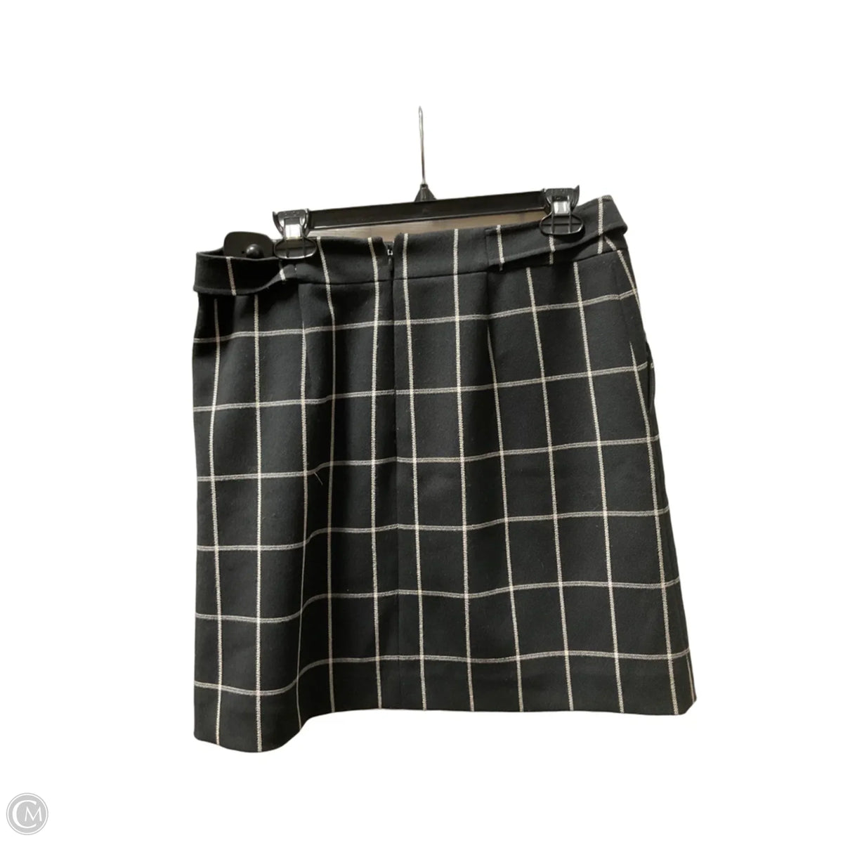 Skirt Midi By Loft In Black & White, Size: 10