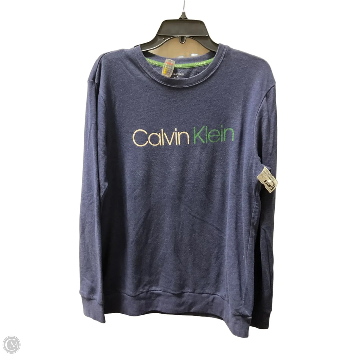 Sweater By Calvin Klein In Blue, Size: M
