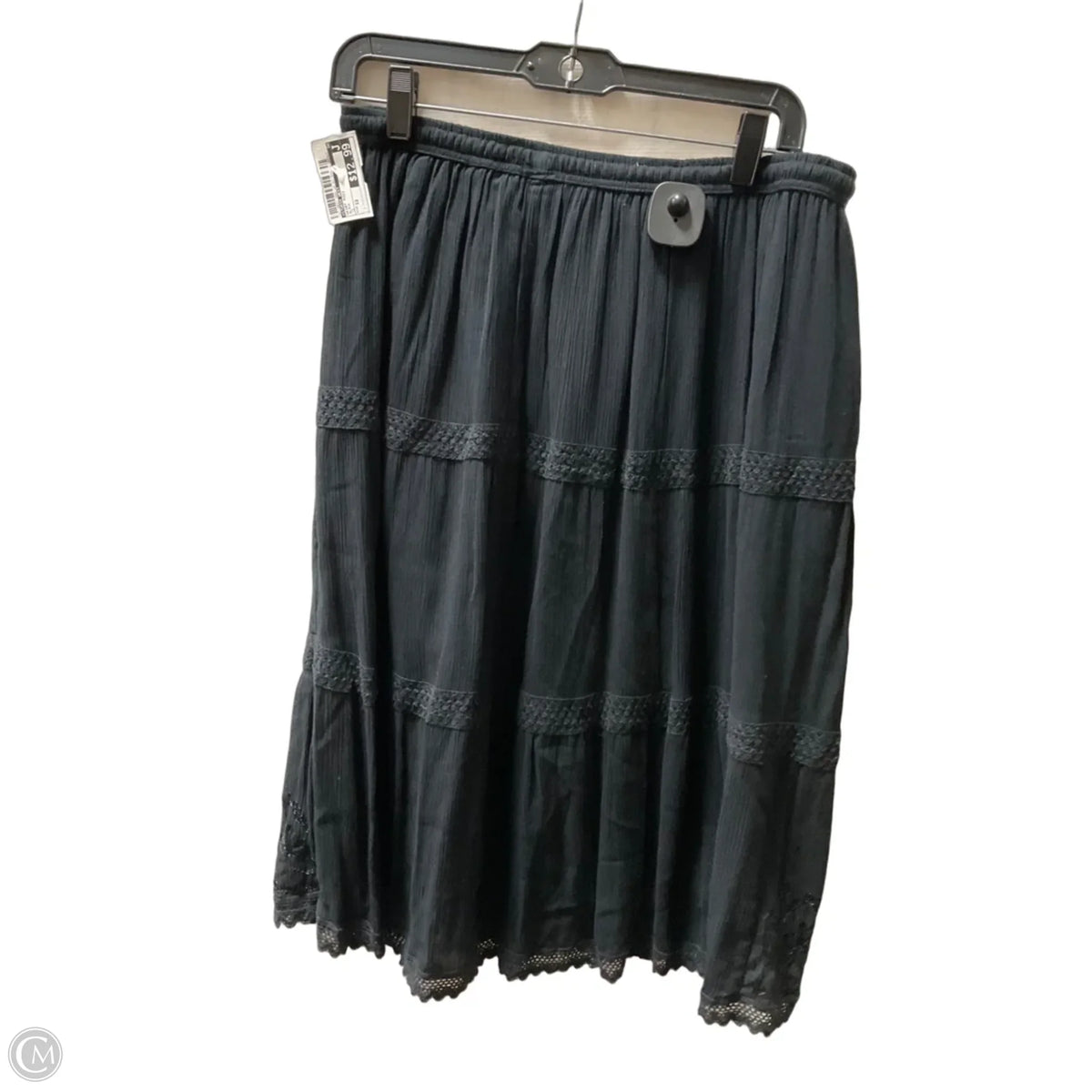 Skirt Midi By Studio West In Black, Size: 12