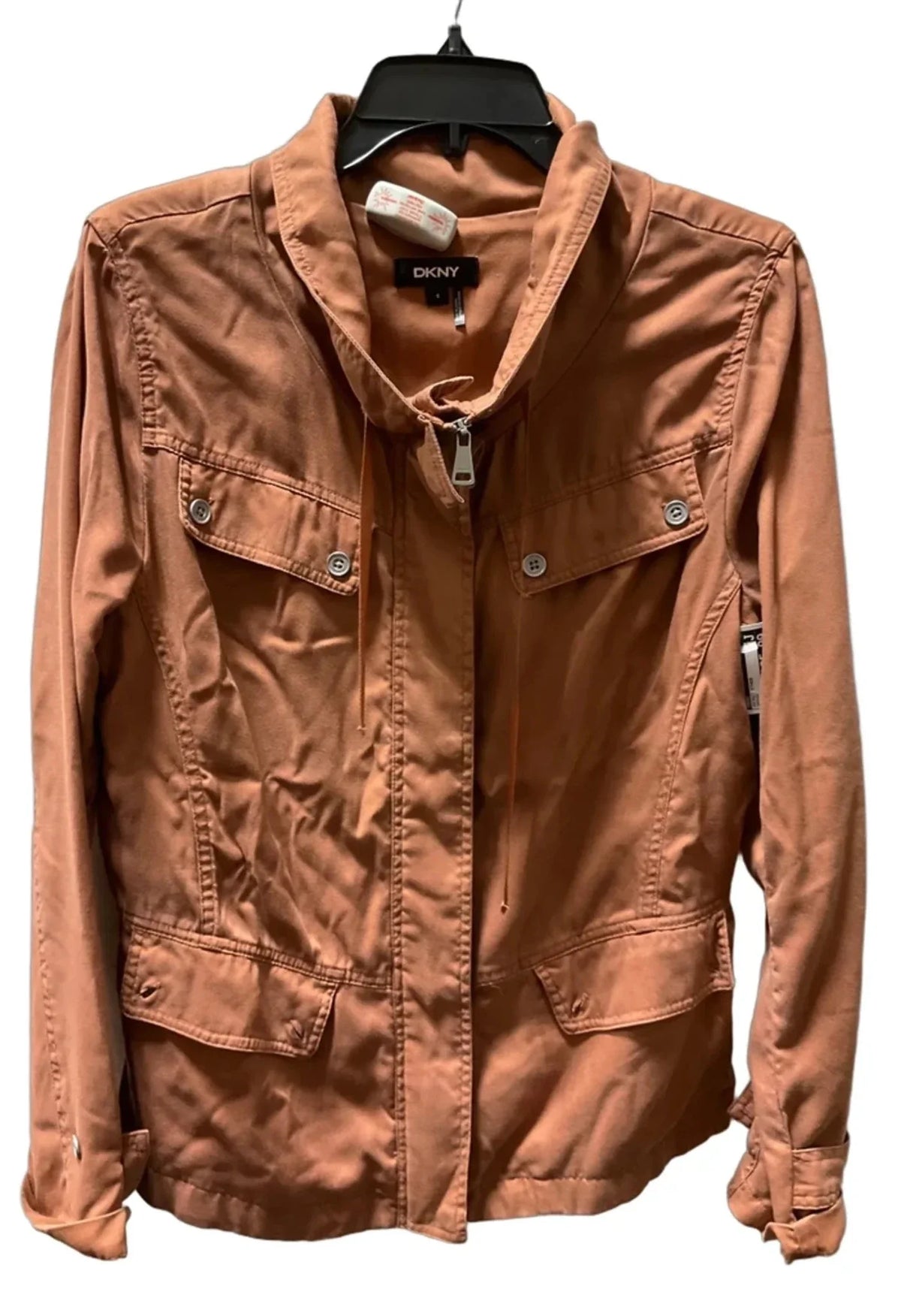 Jacket Other By Dkny In Orange, Size: S