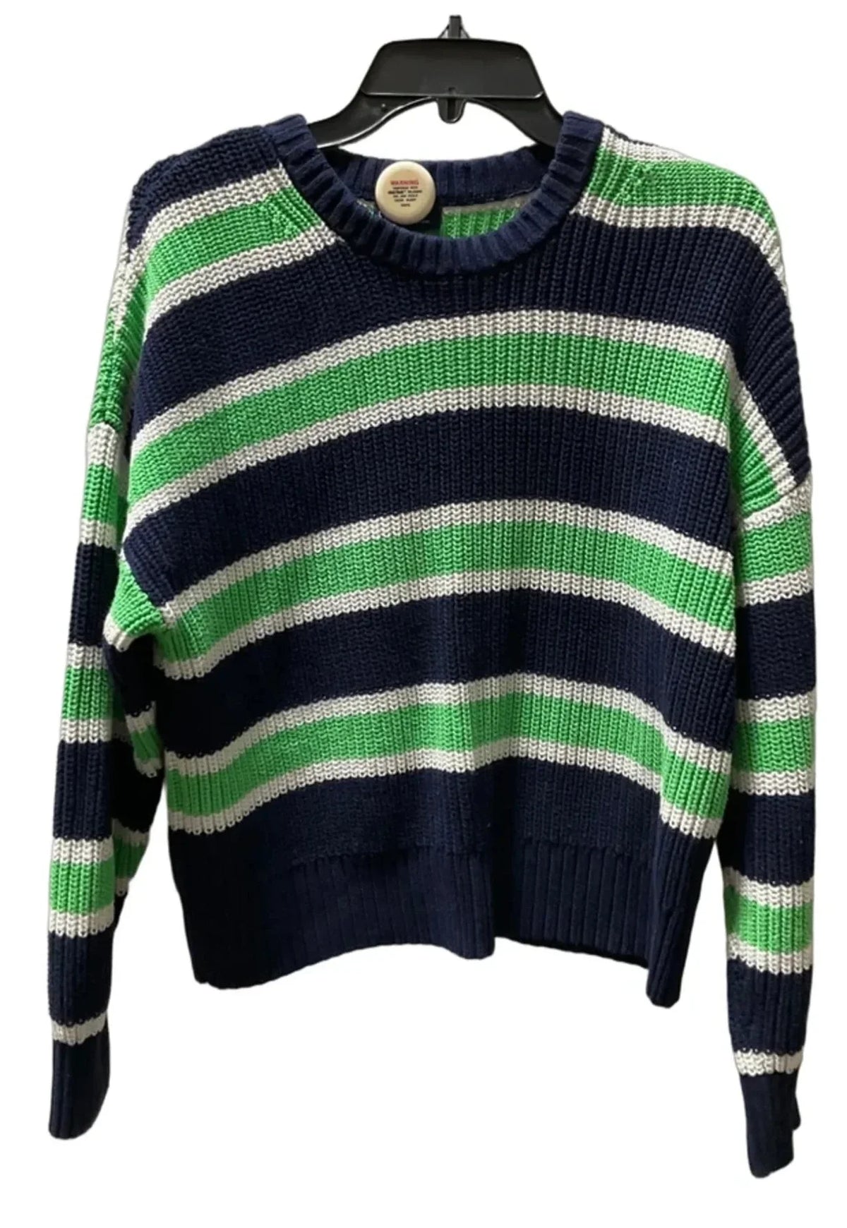 Sweater By Gap In Blue & Green, Size: S