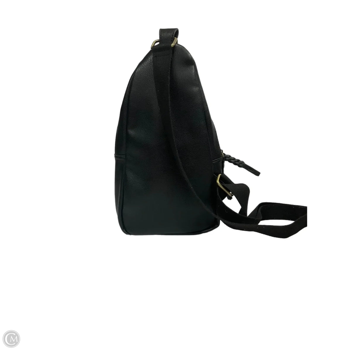 Crossbody Leather By Jen & Co, Size: Medium