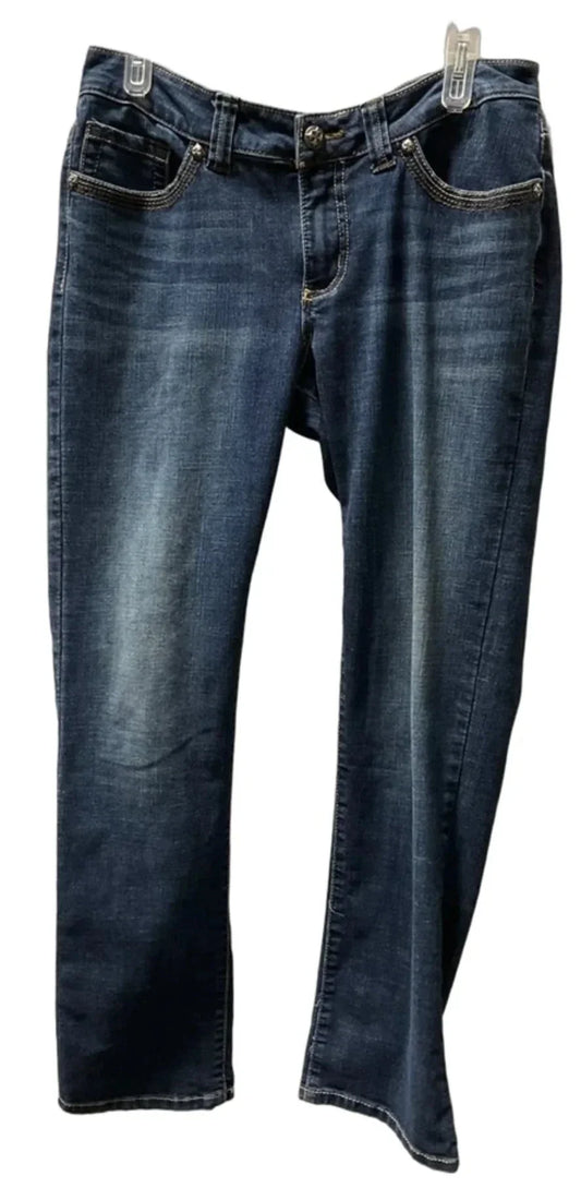 Jeans Straight By Lee In Blue, Size: 10