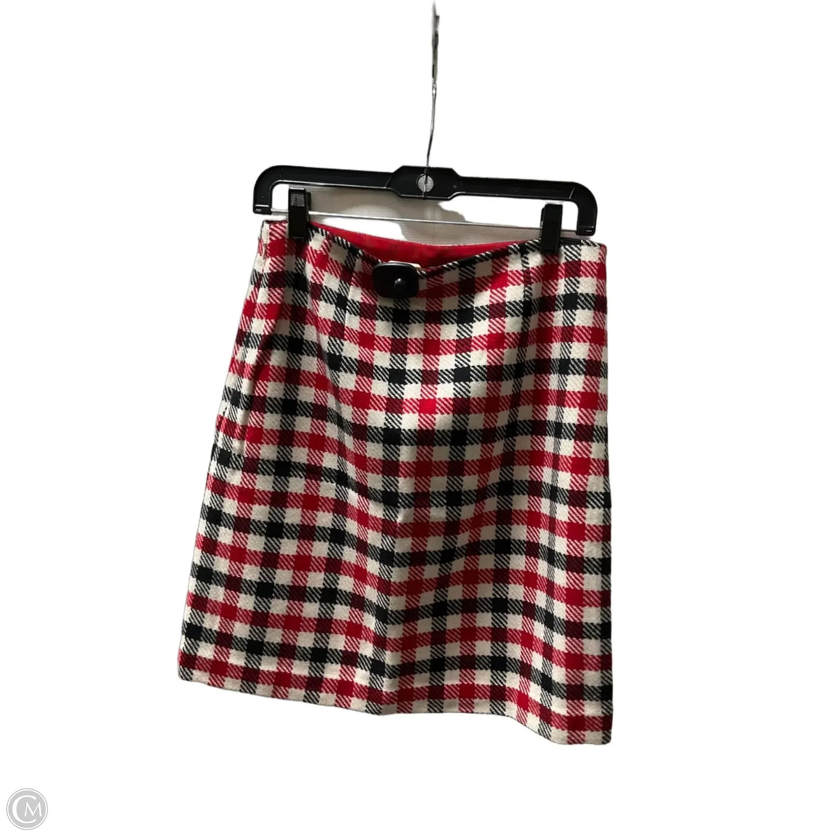 Skirt Midi By Talbots In Black & Red, Size: 4