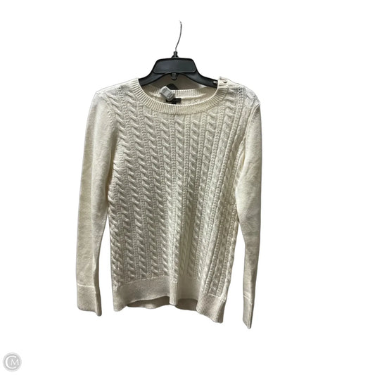 Top Long Sleeve By Talbots In Cream, Size: S