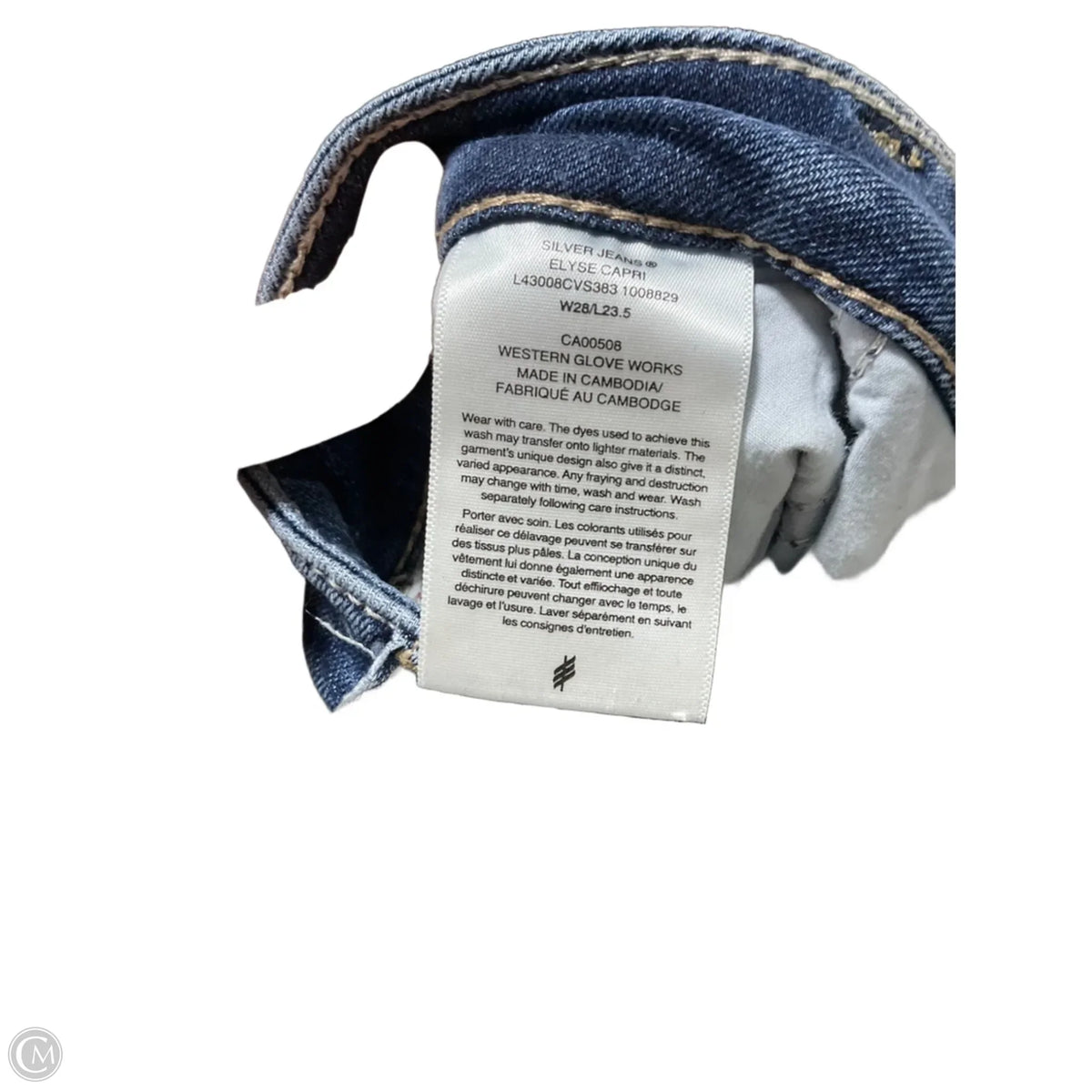 Jeans Straight By Silver In Blue, Size: 6
