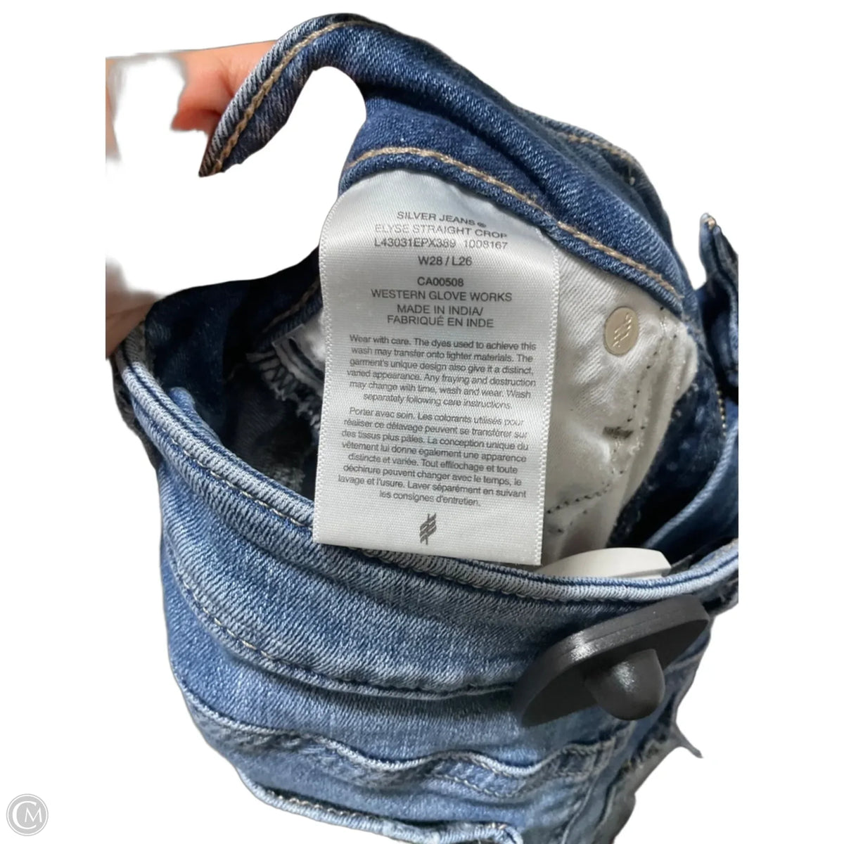 Jeans Straight By Silver In Blue, Size: 6