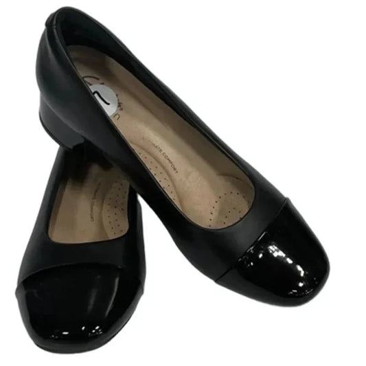 Shoes Heels Block By Clarks In Black, Size: 7