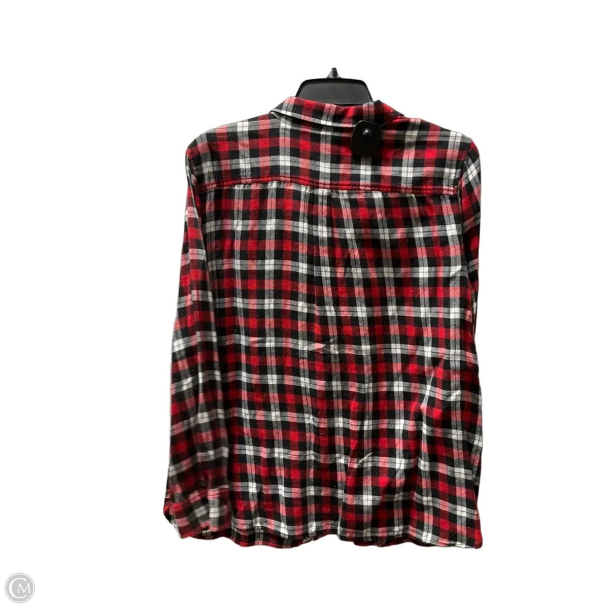 Blouse Long Sleeve By Talbots In Red, Size: L