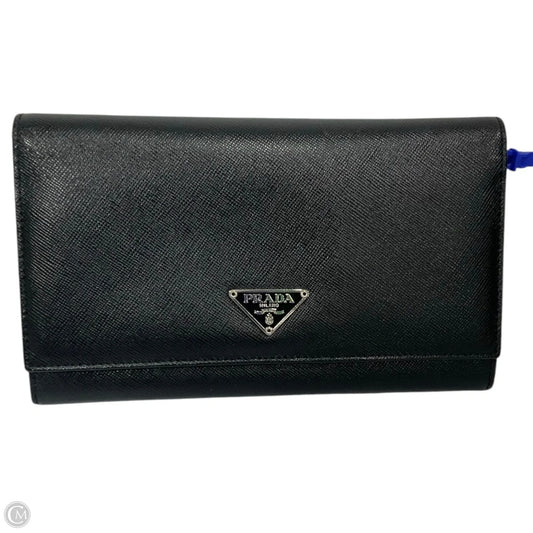 Wallet Luxury Designer By Prada, Size: Large
