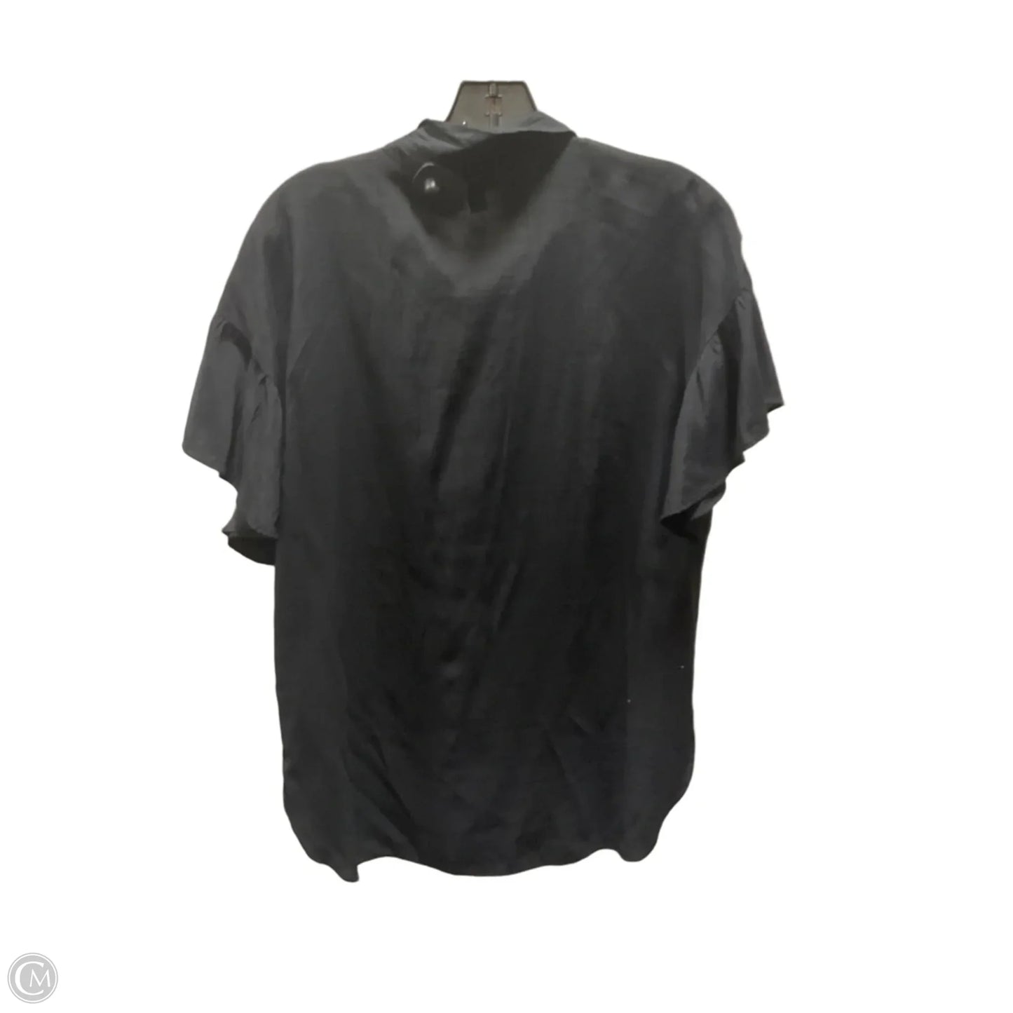 Top Short Sleeve By Nine West In Black, Size: M