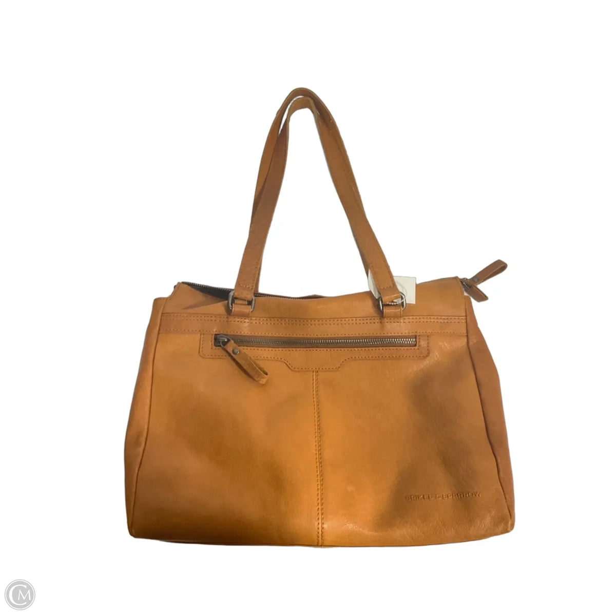 Handbag Leather By Cmf, Size: Large