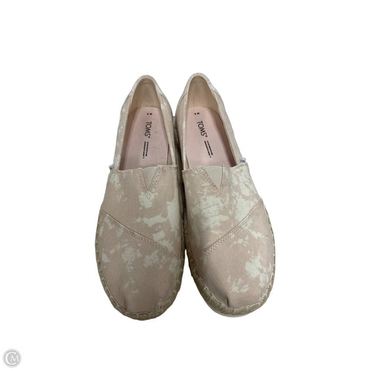 Shoes Flats By Toms In Pink, Size: 9