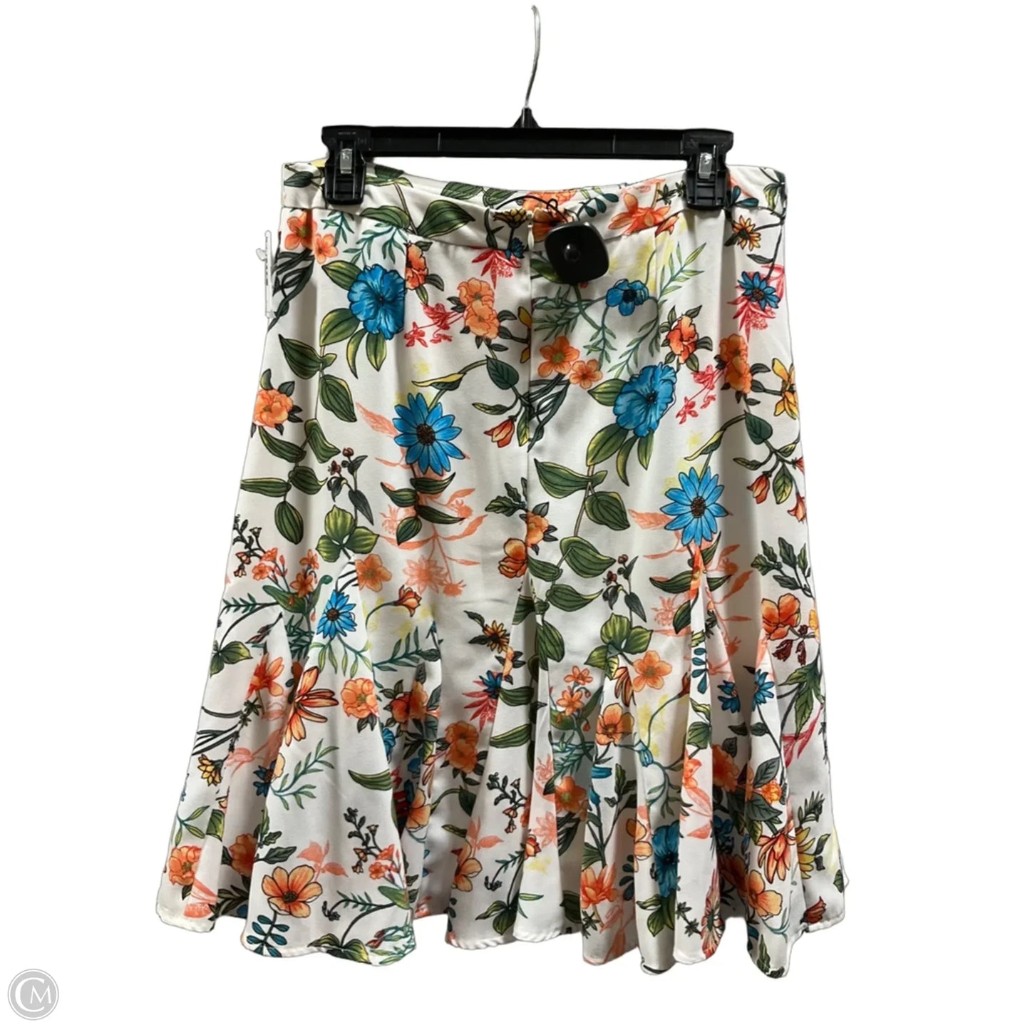 Skirt Midi By Investments In Floral Print, Size: S